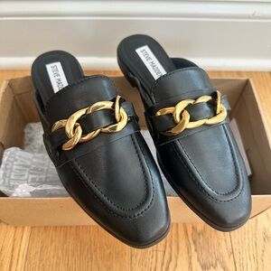 New Steve Madden Cassady Black Mules